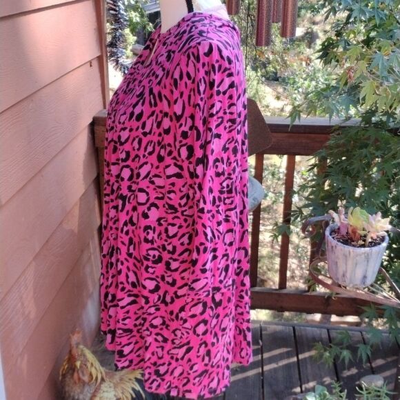 Jessica London Animal Print Tunic - Picture 4 of 9